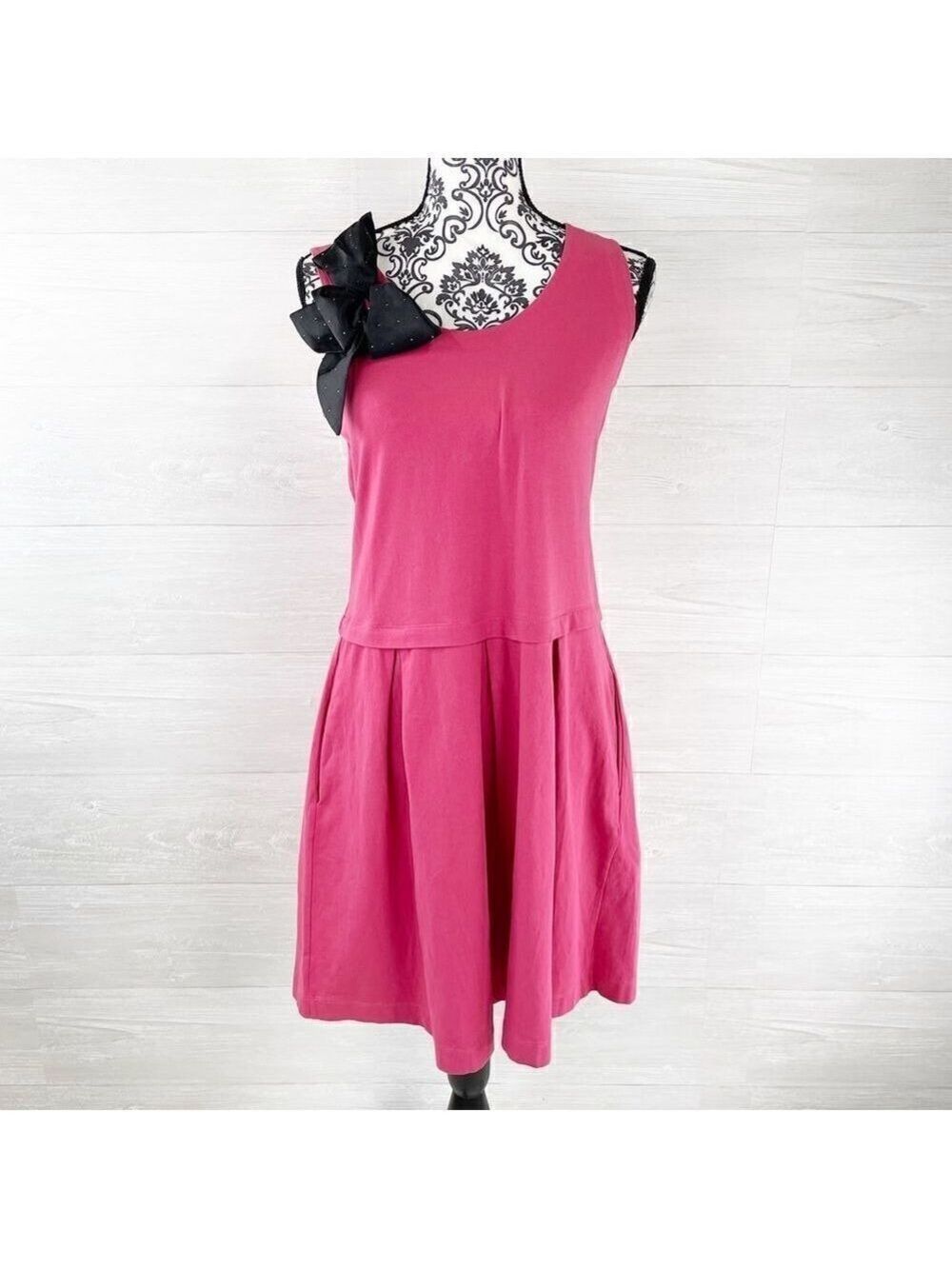 Love Moschino Glitter‎ Bow Fit & Flare Midi Dress